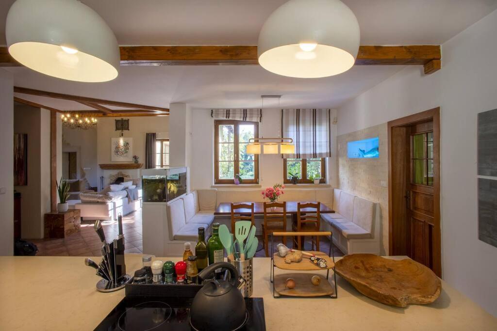 7 Bedroom Secluded Villa Close To Prague Ricany  Bagian luar foto